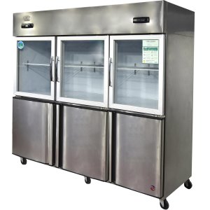 The service life of vertical refrigerated display cabinet is